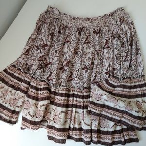 American Eagle off-the-shoulder flowy boho top